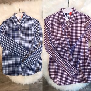 Two J. Crew button downs